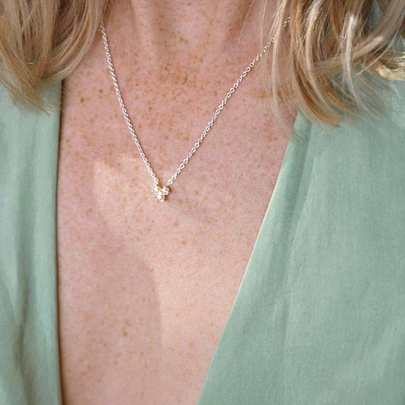 Petite Star Pearl Necklace - Drakenberg Sjölin Halsband - Snabb frakt & paketinslagning - Nordic Spectra