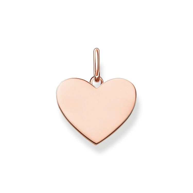 Hängsmycke Hjärta Rosé