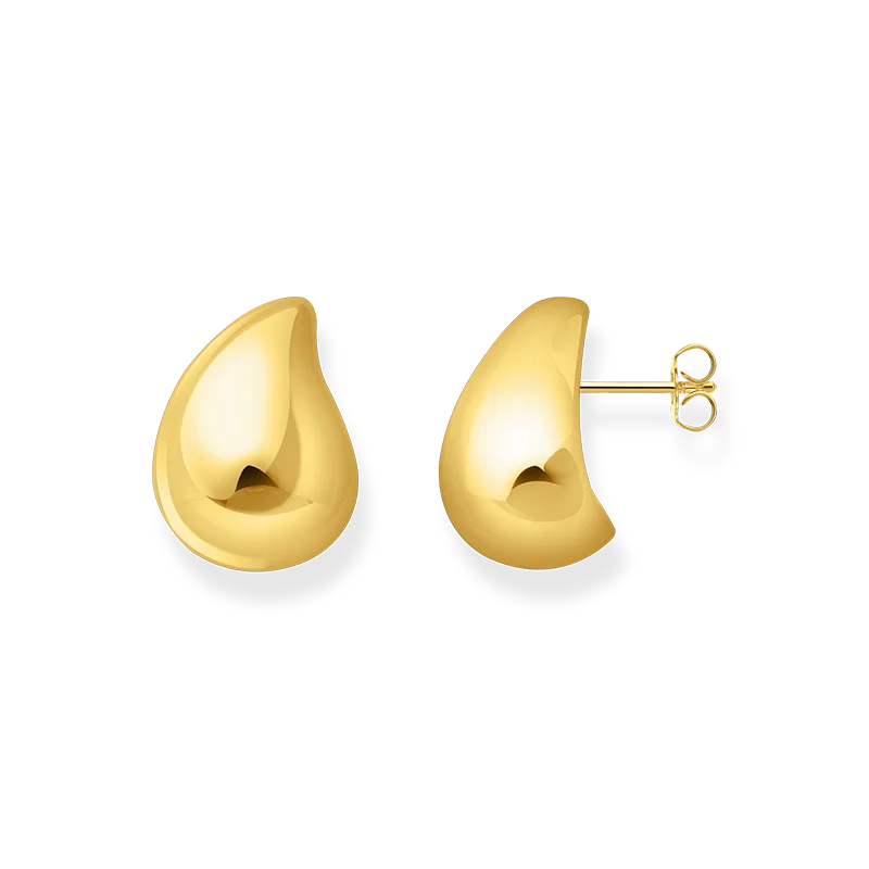 Thomas Sabo – Stora Stiftörhängen Droppform Guld
