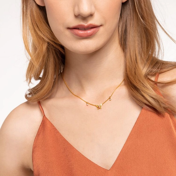 Halsband Fjäril Guld - Thomas Sabo halsband - Snabb frakt & paketinslagning - Nordicspectra.se
