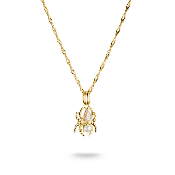 Kette True Romance Spinne Perle 18k Vergoldung - Thomas Sabo - Nordic Spectra