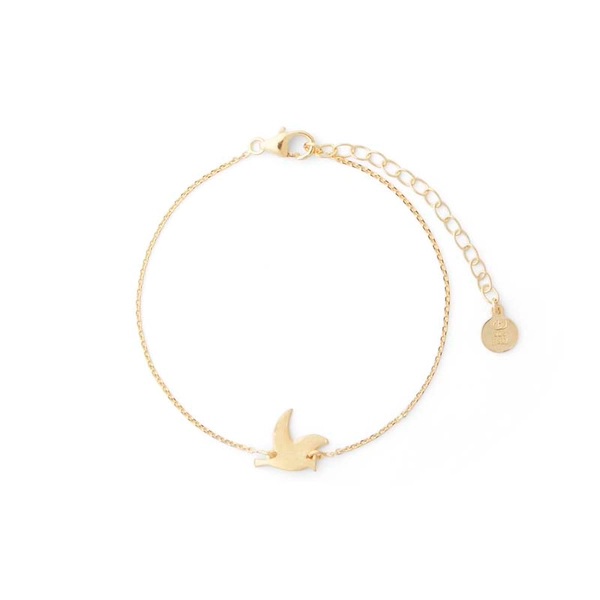 Peace Small Bracelet Gold -CU Jewellery - Snabb frakt & paketinslagning - Nordicspectra.se