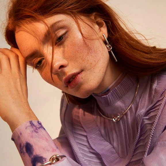 Knot Stick Earrings Silver - Sophie By Sophie - Snabb frakt & paketinslagning - Nordicspectra.se