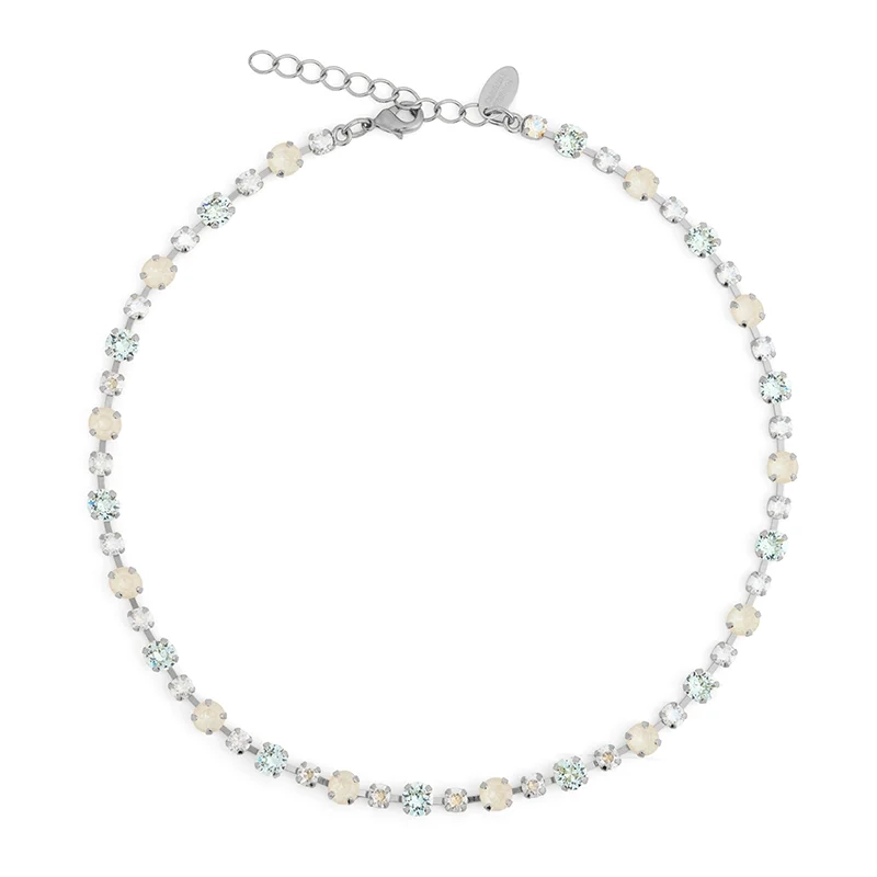 Caroline Svedbom - Calanthe Necklace Rhodium Azore Combo