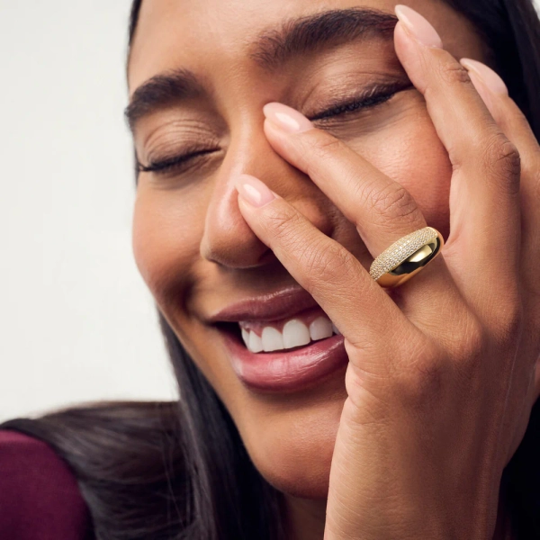 elegant 18K guldpläterat silver med gnistrande cubic zirconia