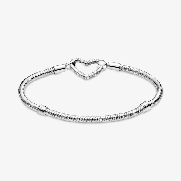 Pandora Moments Herzverschluss Schlangen-Gliederarmband von PANDORA, Schneller Versand - Nordicspectra.de