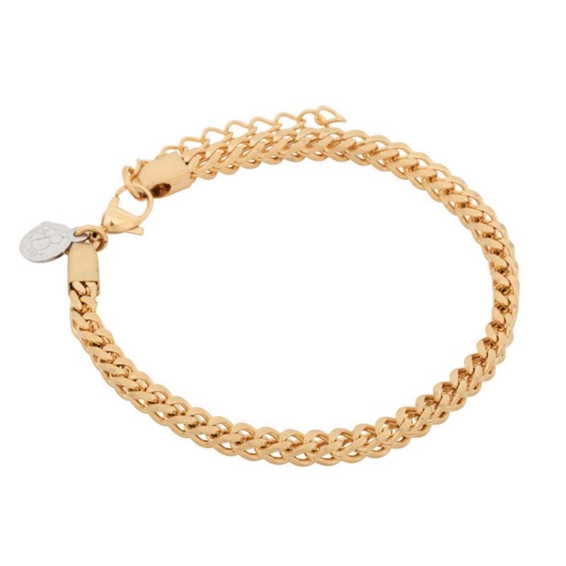 By Billgren – Fyrkantigt Armband Guld