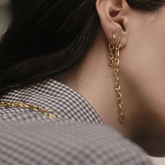 Selene Earrings Gold - Maria Black - Snabb frakt & paketinslagning - Nordic Spectra