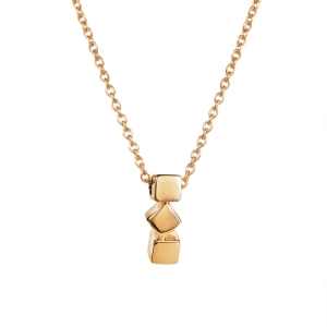 Dice Necklace Gold - Efva Attling - ruotsalainen muotoilu - Nordic Spectra
