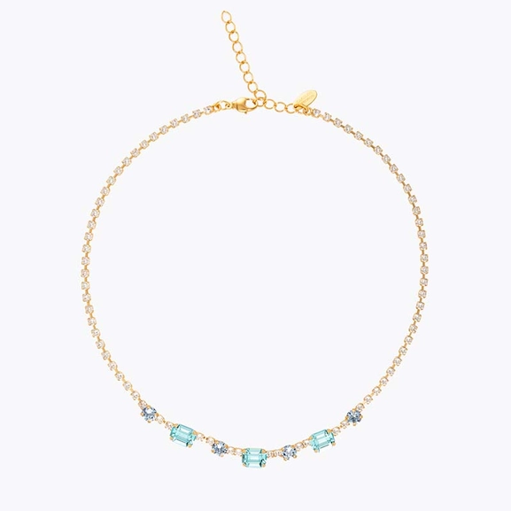 Corinna Necklace Gold Sea Breeze Combo - Caroline Svedbom - Snabb leverans - Nordic Spectra