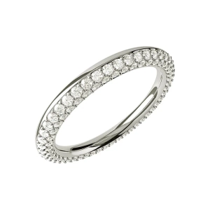 Aure 27 White Gold - Wedding & engagement rings - Schalins - Scandinavian design - Nordic Spectra