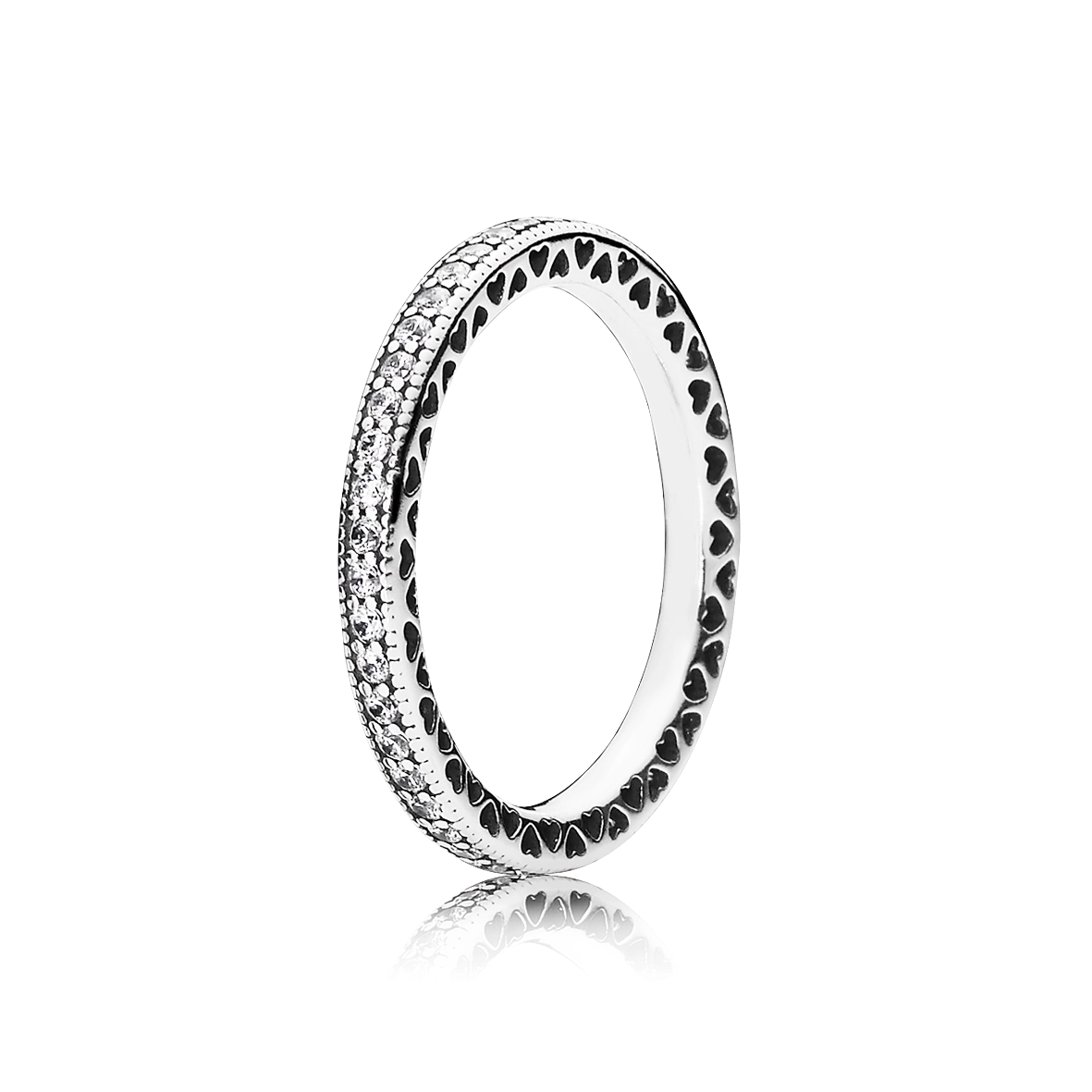 PANDORA - Sparkle & Hearts Ring