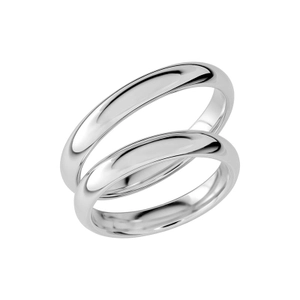 SR1025-3.5 Platina - Vigsel- & förlovningsringar - Schalins - Fri storleksändring* - Nordic Spectra
