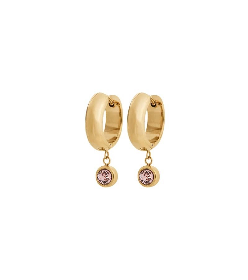 Dew Drop Hoops Blush Gold - Edblad - Snabb frakt & paketinslagning - Nordicspectra.se