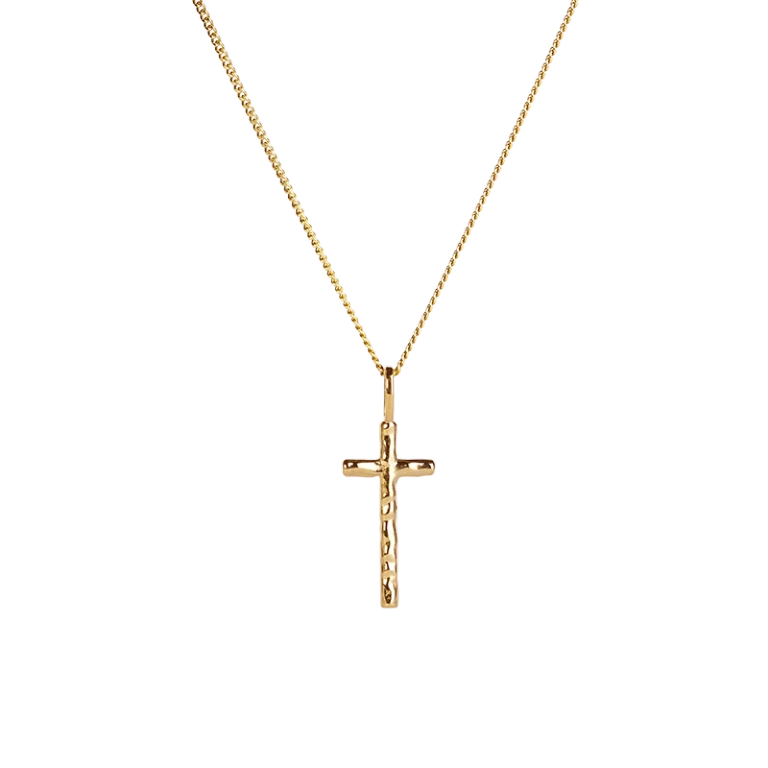 Organic Cross Necklace Gold - Emma Israelsson - 1-2 dagars leverans &  gratis paketinslagning