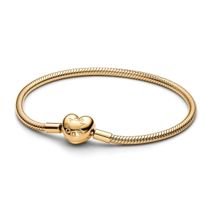 Pandora Moments Schlangen-Gliederarmband mit Herz-Verschluss - PANDORA - Nordic Spectra