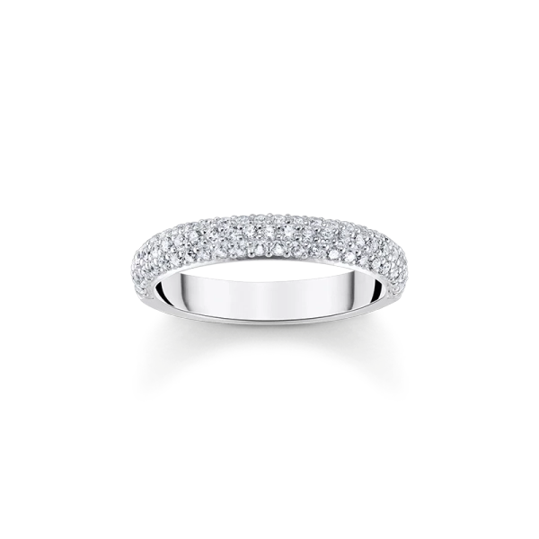 Ring Pavé med Glittrande Pavé - Thomas Sabo - Snabb leverans & paketinslagning - Nordic Spectra