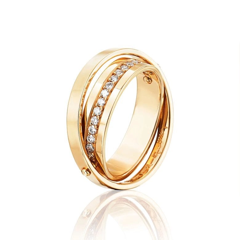 Efva Attling - Two Of Us & Stars Ring Gold