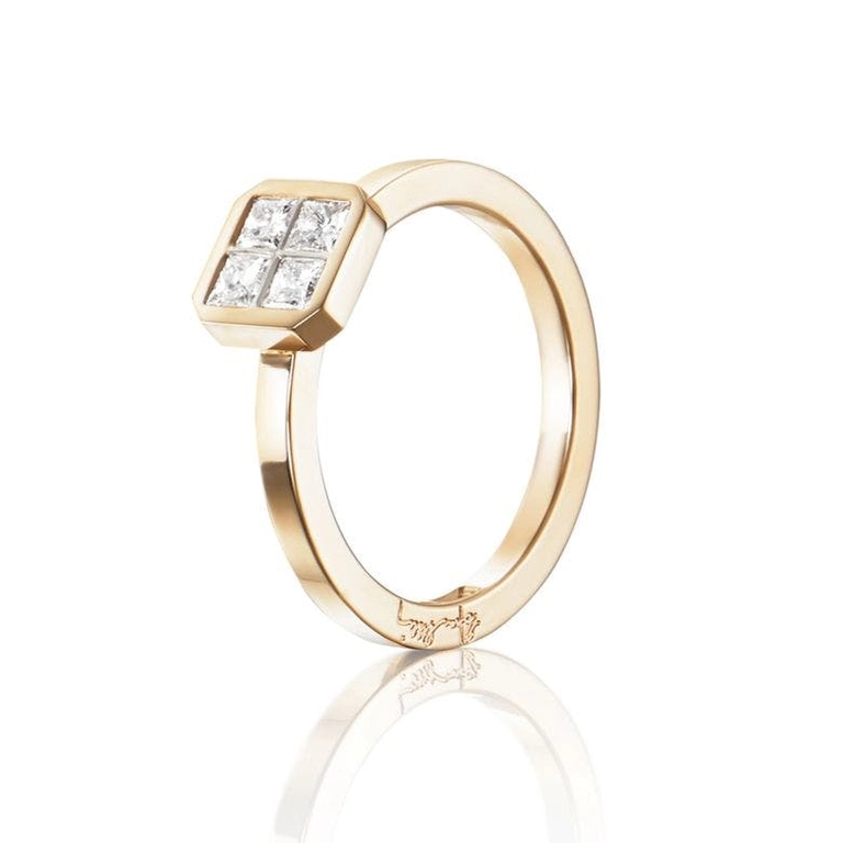 4 Love Ring 0.40 ct Gold - Efva Attling ringar - Snabb frakt & paketinslagning - Nordicspectra.se