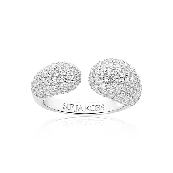 Goccia Pianura Ring i elegant silver från Sif Jakobs