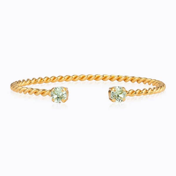 Mini Twisted Bracelet Gold Chrysolite - Caroline Svedbom - Snabb frakt & paketinslagning - Nordicspectra.se