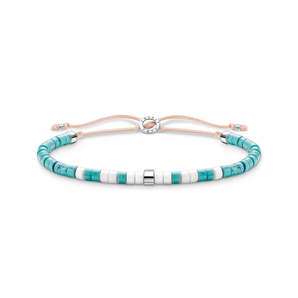 Armband Mit Türkisen Steinen von Thomas Sabo, Schneller Versand - Nordicspectra.de
