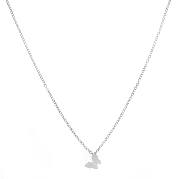 Butterfly Neck Silver -CU Jewellery - Snabb frakt & paketinslagning - Nordicspectra.se