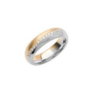 SR4022 Gold/White Gold - Wedding & engagement rings - Schalins - Scandinavian design - Nordic Spectra