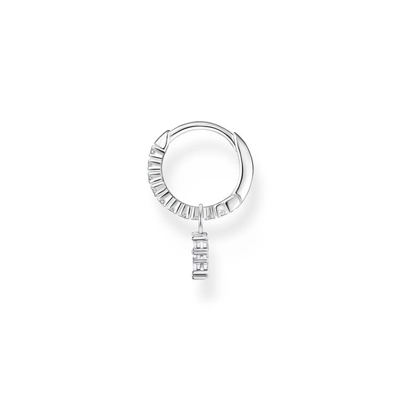 Einzel Creole Mit Stern Anhänger Silber von Thomas Sabo, Schneller Versand - Nordicspectra.de