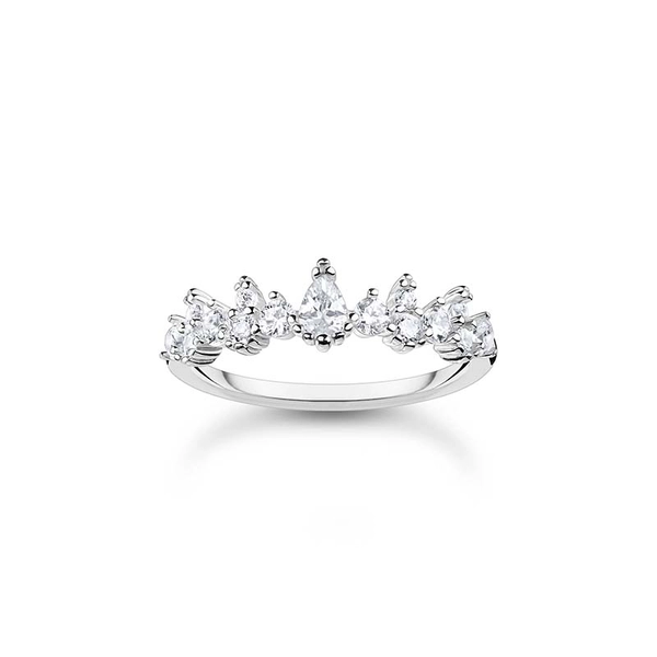 Ring Ice Crystals Silver - Thomas Sabo - Suuri valikoima & ilmainen lahjapaketointi - Nordicspectra.fi