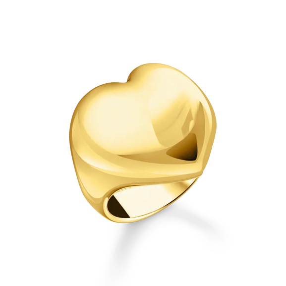 Klackring Hjärta Guld - Thomas Sabo - Snabb leverans & paketinslagning - Nordic Spectra