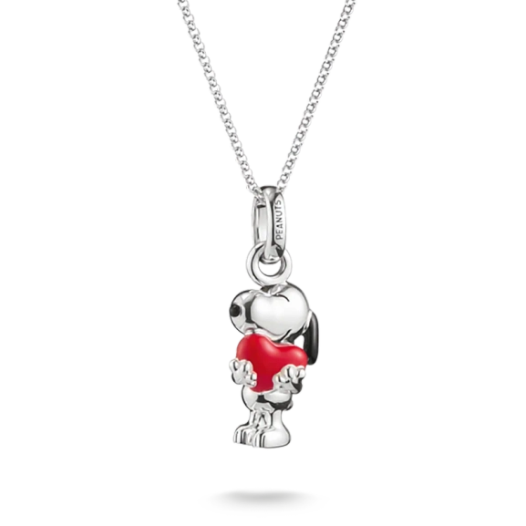 Snobben med Hjärta Halsband i återvunnet 925-silver