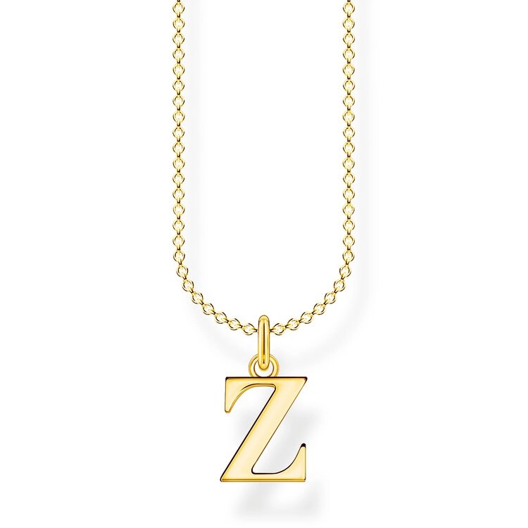 Thomas Sabo - Bokstavshalsband Guld - Z