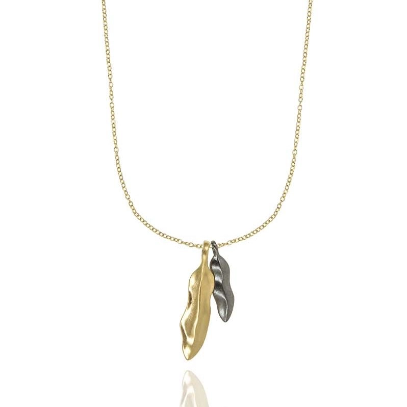 CU Jewellery - Feather Long Necklace Gold