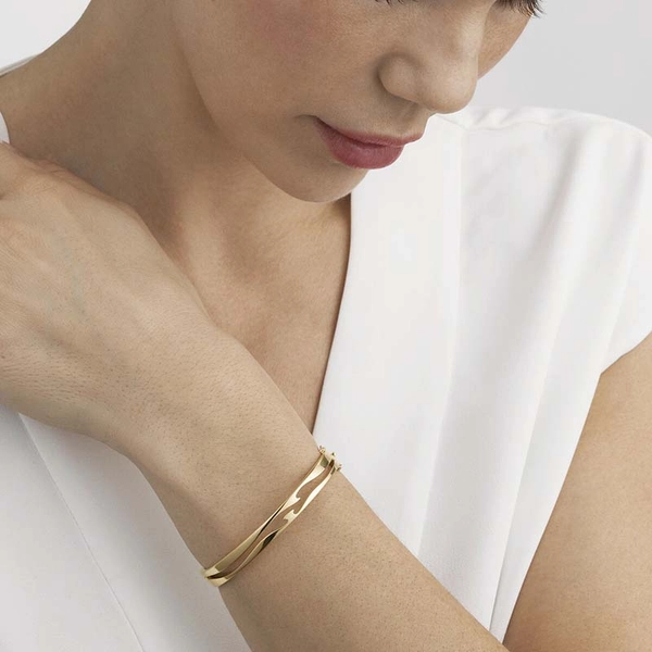 Fusion Armreifen Gold von Georg Jensen, Schneller Versand - Nordicspectra.de