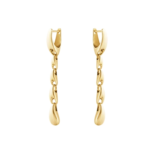 Reflect Örhängen Länkar Guld - Georg Jensen - Designsmycken med snabba & trygga leveranser - Nordic Spectra