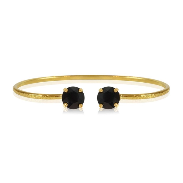 Classic Petite Bracelet Gold Jet - Caroline Svedbom - Snabb frakt & paketinslagning - Nordicspectra.se