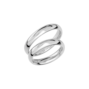 SR1012-4 White Gold - Wedding & engagement rings - Schalins - Scandinavian design - Nordic Spectra
