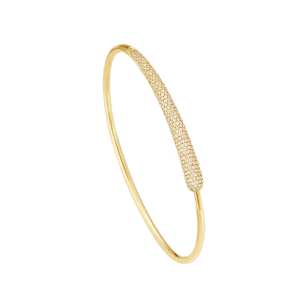 Mercy Armreif Pavé & Gold aus 18-karätigem Gold mit Pavé-Diamanten