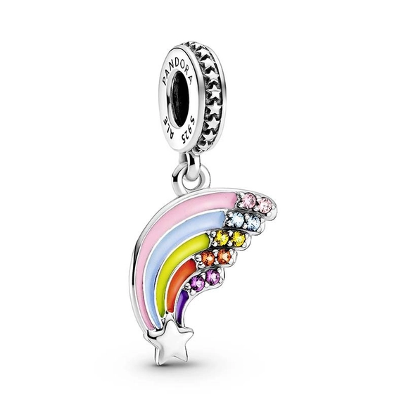 Farbenfroher Regenbogen Charm-Anhänger von PANDORA, Schneller Versand - Nordicspectra.de
