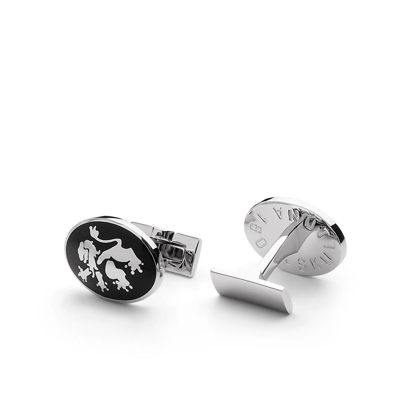 Manschettknappar Ivy Collection, Lion Silver