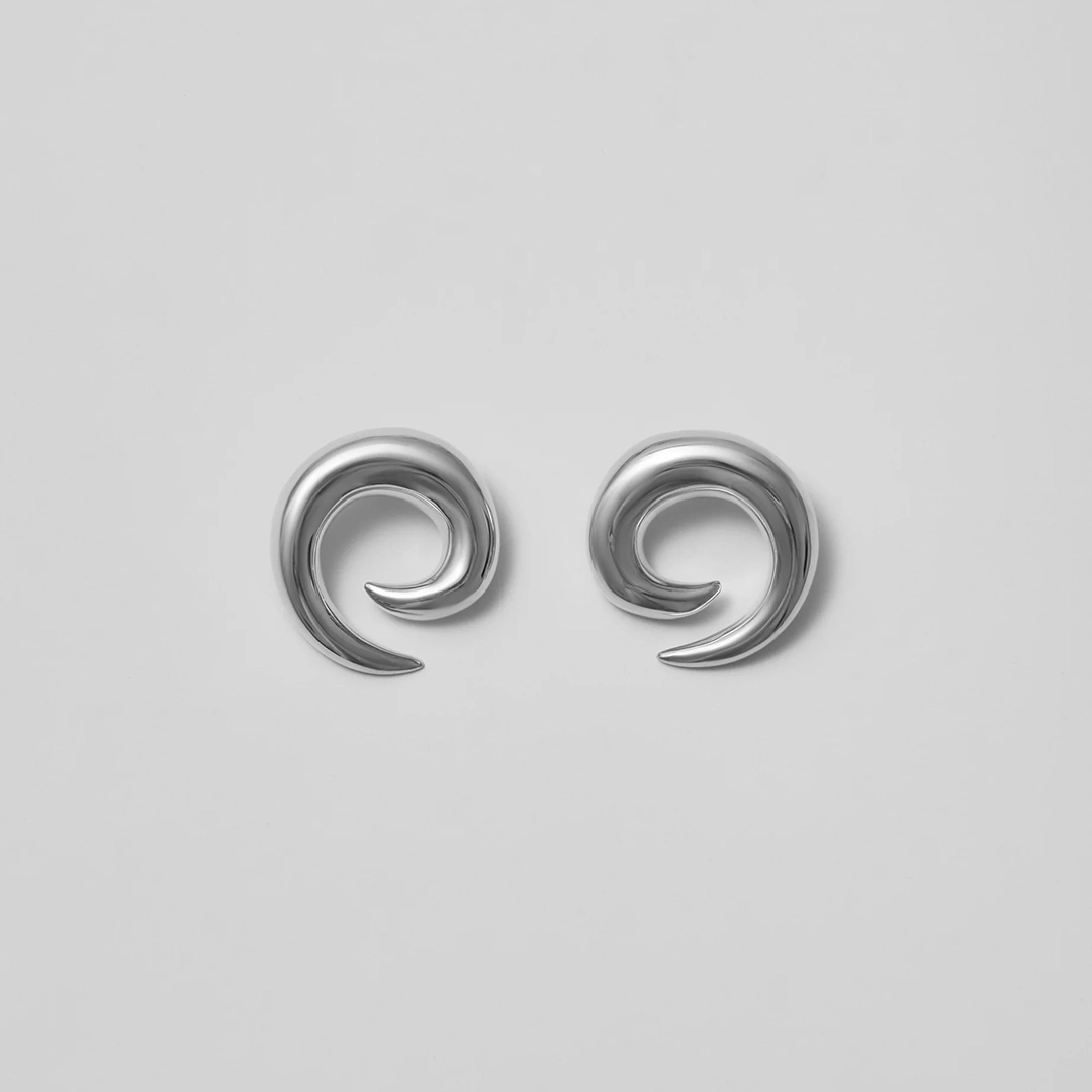 Blue Billie - Mini Saturn Earrings Silver