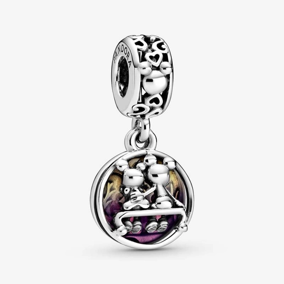 Disney Micky Maus und Minnie Maus „Glücklich und zufrieden“ Charm-Anhänger von PANDORA, Schneller Versand - Nordicspectra.de