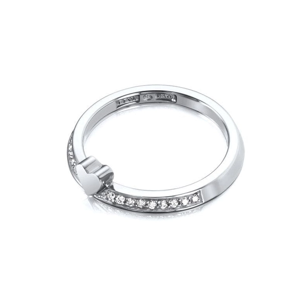 Paramour Love Thin Ring White Gold - Efva Attling ringar - Snabb frakt & paketinslagning - Nordicspectra.se