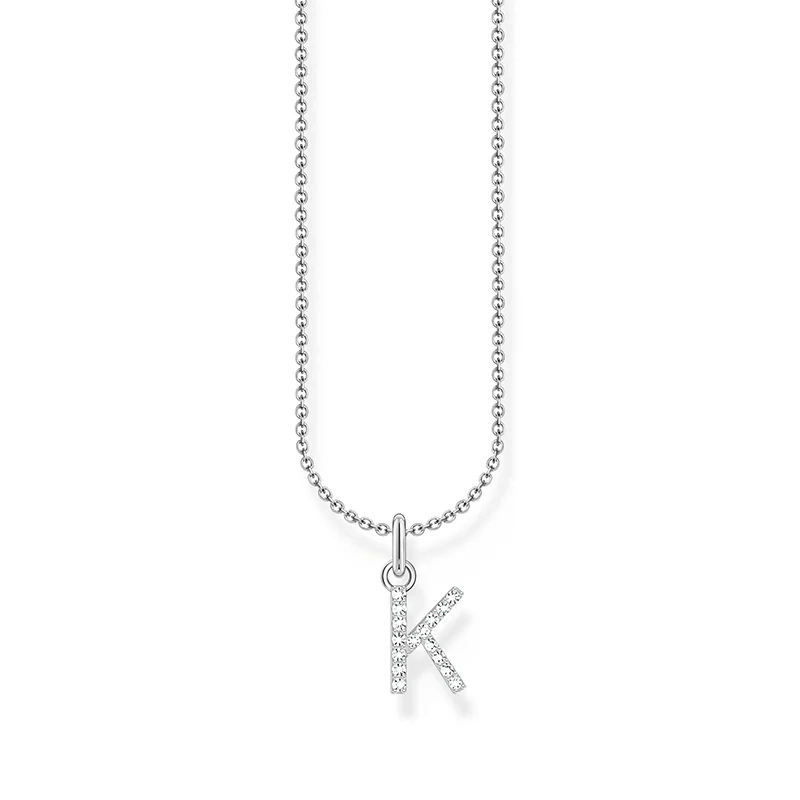 Thomas Sabo - Glittrande Bokstavshalsband K