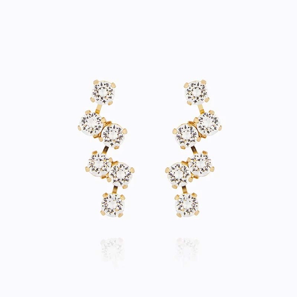 Fiona Earrings Gold Crystal - Caroline Svedbom - Nopea toimitus ja lahjapakkaus - Nordic Spectra