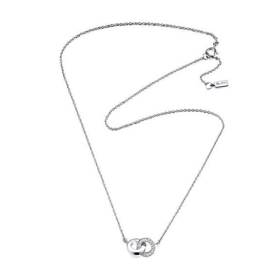 You & Me Necklace White Gold - Efva Attling - Suuri valikoima & ilmainen lahjapaketointi - Nordicspectra.fi