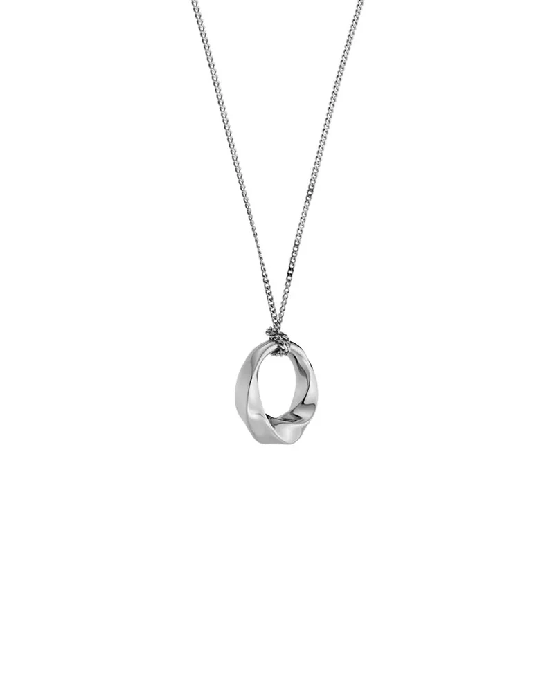 modell Helix Necklace S i rostfritt stål