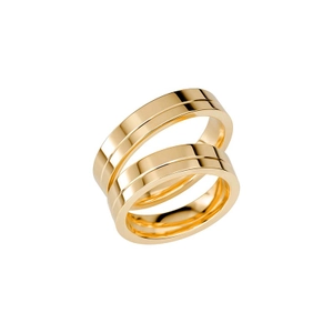 SR1041-5 Gold - Wedding & engagement rings - Schalins - Scandinavian design - Nordic Spectra