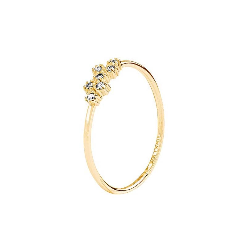 Drakenberg Sjölin - Milky Way Drop Ring Gold